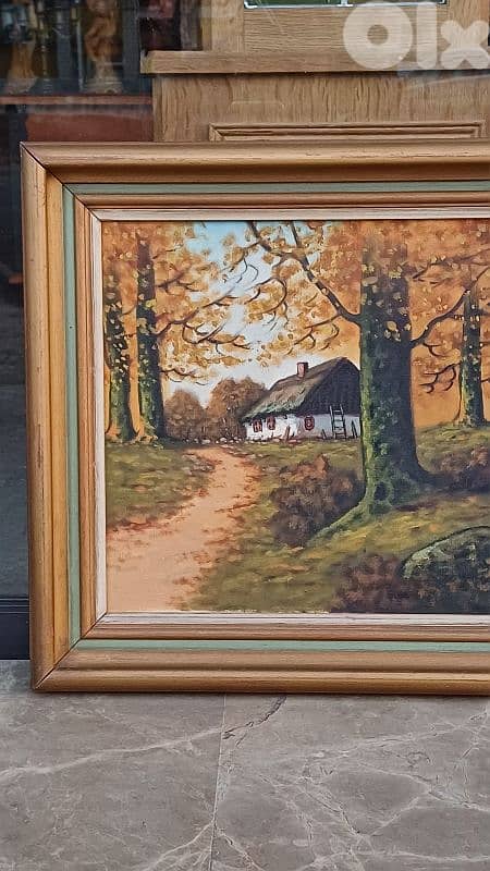 لوحة رسم زيتي اوروبية 5