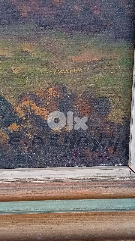 لوحة رسم زيتي اوروبية 7