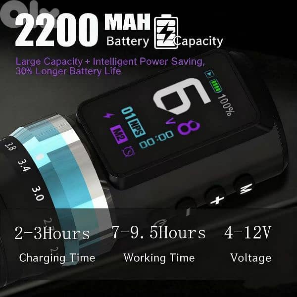 AXON WIRELESS ADJUSTABLE TATTOO MACHINE 2