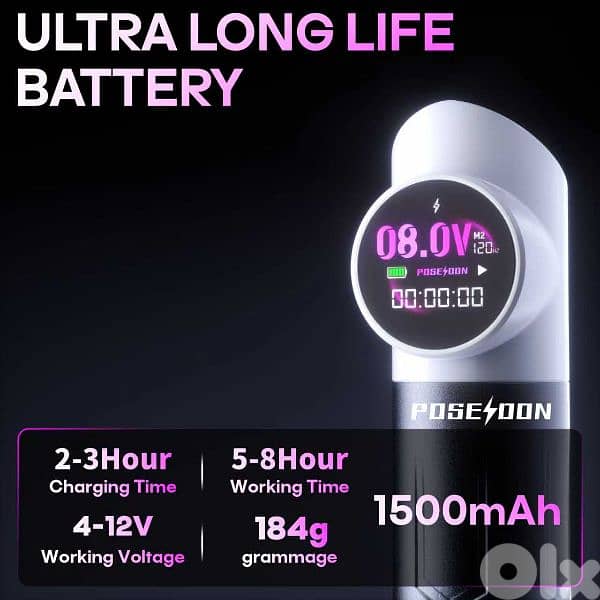 POSEIDON ultra light wireless tattoo machine 4