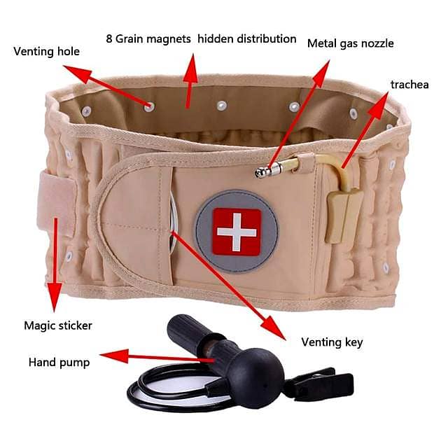 Lumbar Decompression Belt – Inflatable Spine Traction Back Relief 2