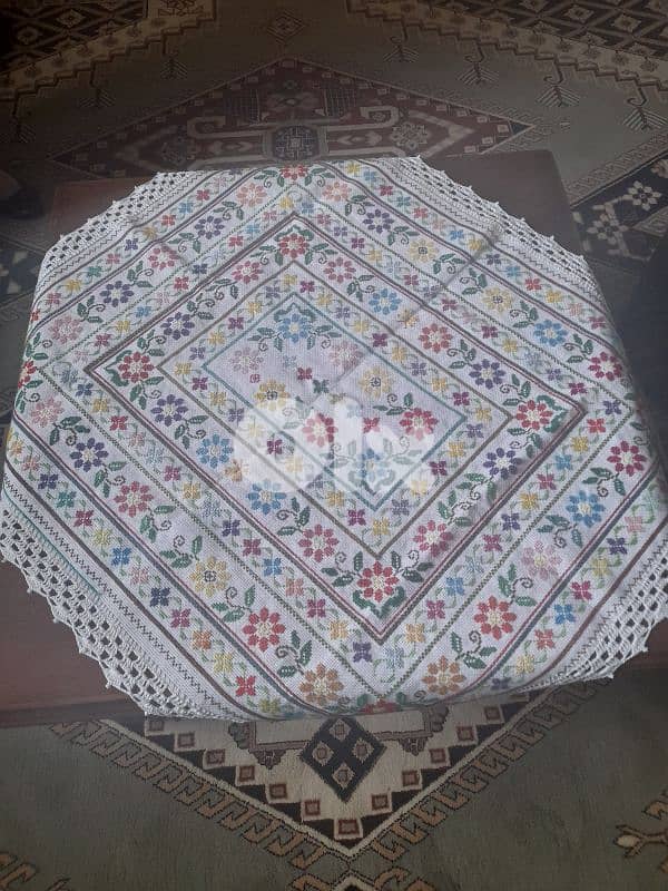 DMC hand made table cover 2