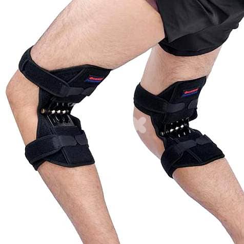 Spring‑Loaded Knee Support – PowerKnee Joint Booster Pads for Lifting 2
