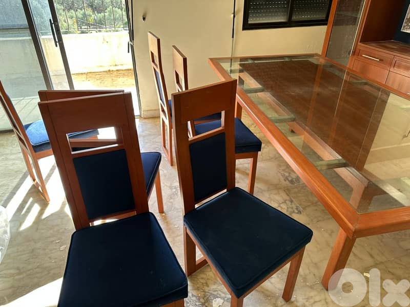 غرفة طعام كاملة للبيع 1