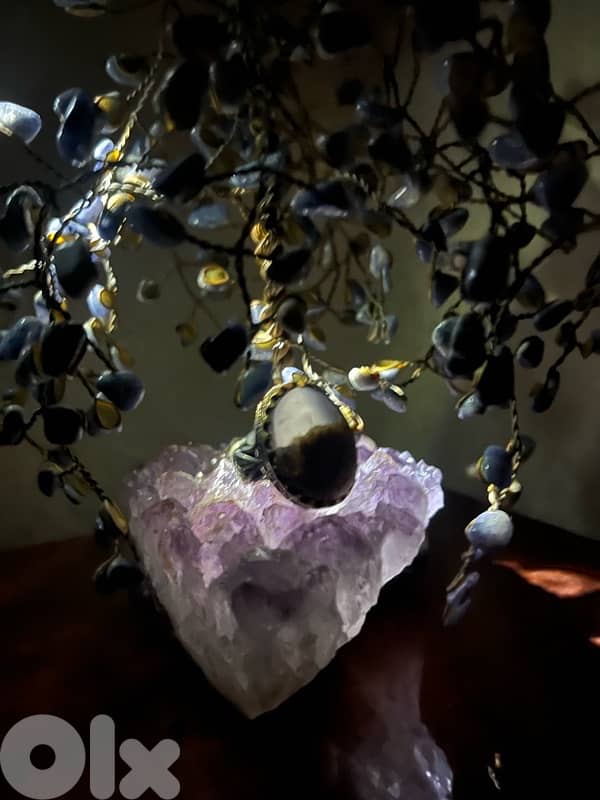 خاتم عقيق يماني طحلبي 1