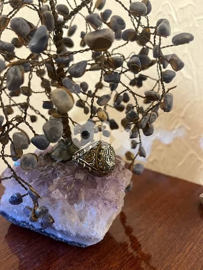 خاتم حديد صيني ابيض