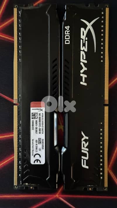 HyperX Fury 16 GB DDR4 (2 x 8) [Used - Like New]