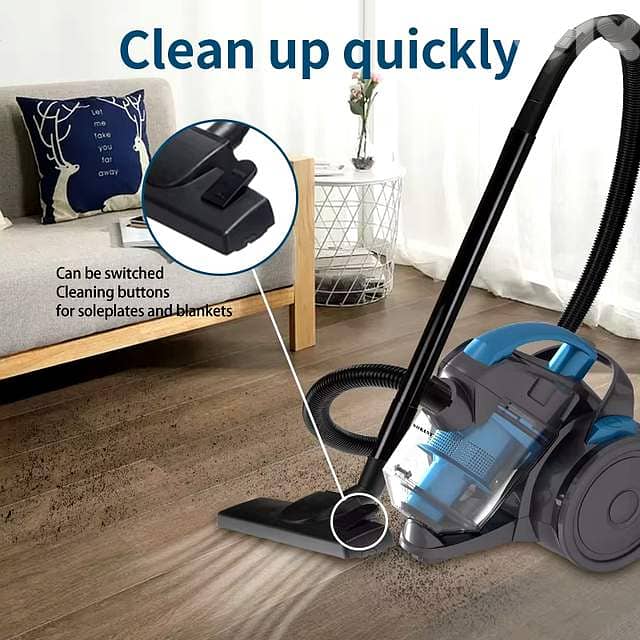 Sokany 2600W Cyclonic Vacuum Cleaner – Bagless 1.8L, Strong Suction 1