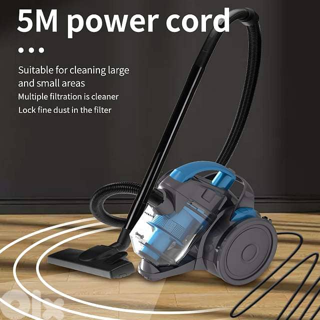 Sokany 2600W Cyclonic Vacuum Cleaner – Bagless 1.8L, Strong Suction 2