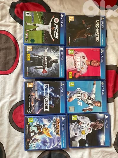 8 games for 50$ each game starting 10$