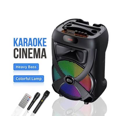 Sing-E 12″ Wireless Karaoke Speaker + 2 Mics