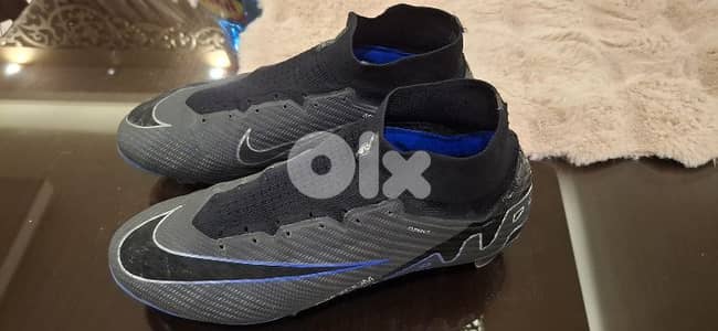 Nike mercurial superfly 9 blue and balck