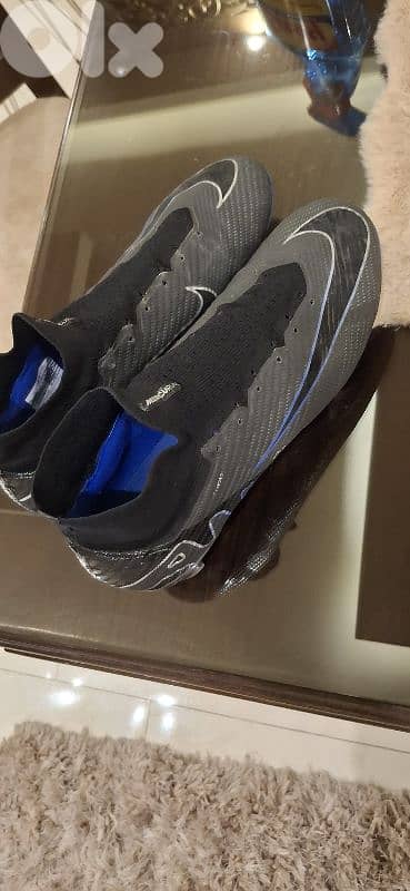 Nike mercurial superfly 9 blue and balck 1