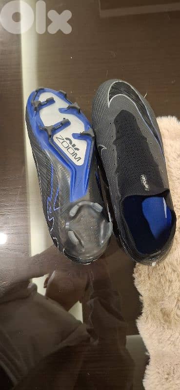 Nike mercurial superfly 9 blue and balck 2