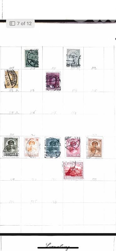 Luxembourg stamps 6