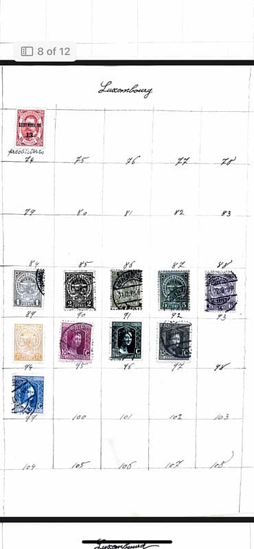 Luxembourg stamps 7