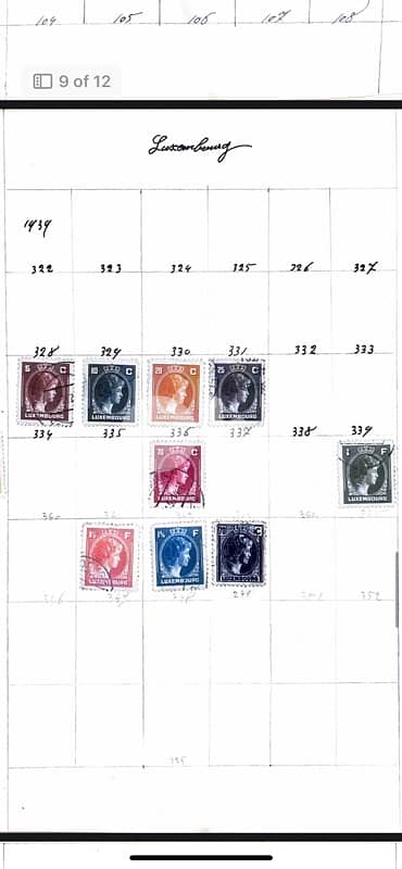 Luxembourg stamps 8