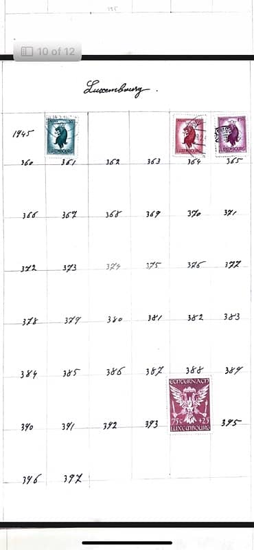 Luxembourg stamps 9
