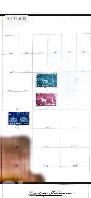 Luxembourg stamps 10