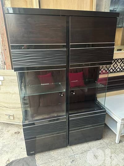 فاترينة كريستال او تحف لاوضة سفرة شغل Ballouna تركية شبه جديدة