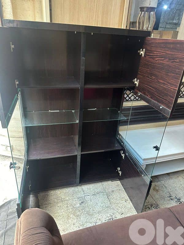 فاترينة كريستال او تحف لاوضة سفرة شغل Ballouna تركية شبه جديدة 2