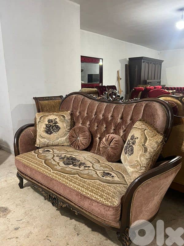 طقم كنبايات حفر ملكي خشب زان 2