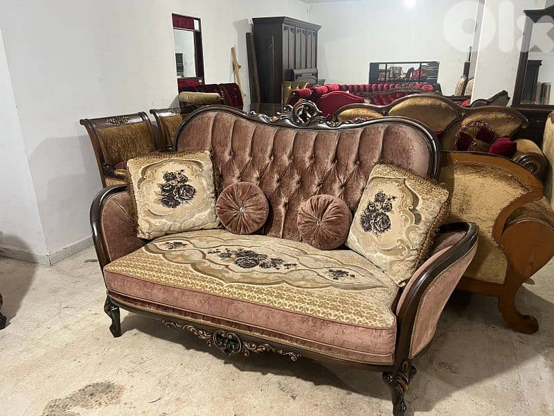 طقم كنبايات حفر ملكي خشب زان 3