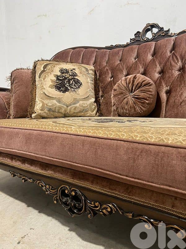 طقم كنبايات حفر ملكي خشب زان 7