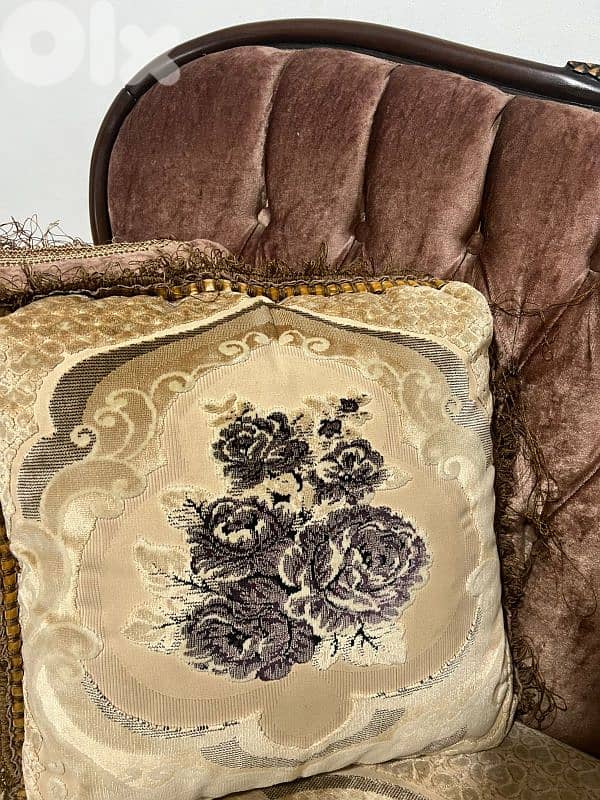 طقم كنبايات حفر ملكي خشب زان 9