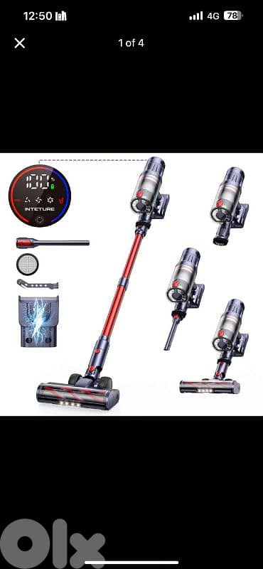 cordless vacuum cleaner 29.6 volt 550 watt 3