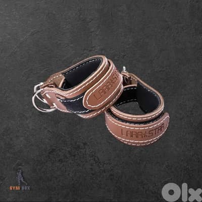 leather ankle strap lara star