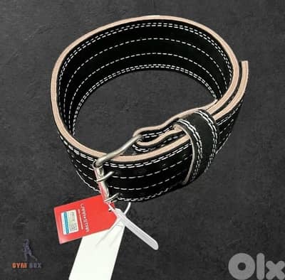 leather weightlifting belt
