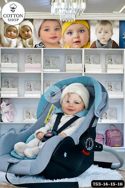 2 in 1 Premium Baby Rocker & Car Seat