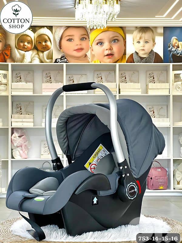 2 in 1 Premium Baby Rocker & Car Seat 4