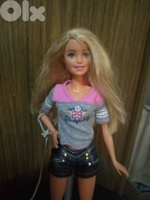 Barbie SPLISH PUP Great doll Mattel2017 flex legs+Walking Dog, both=35 2