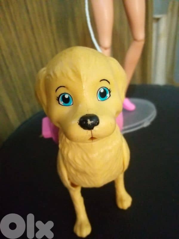 Barbie SPLISH PUP Great doll Mattel2017 flex legs+Walking Dog, both=35 4