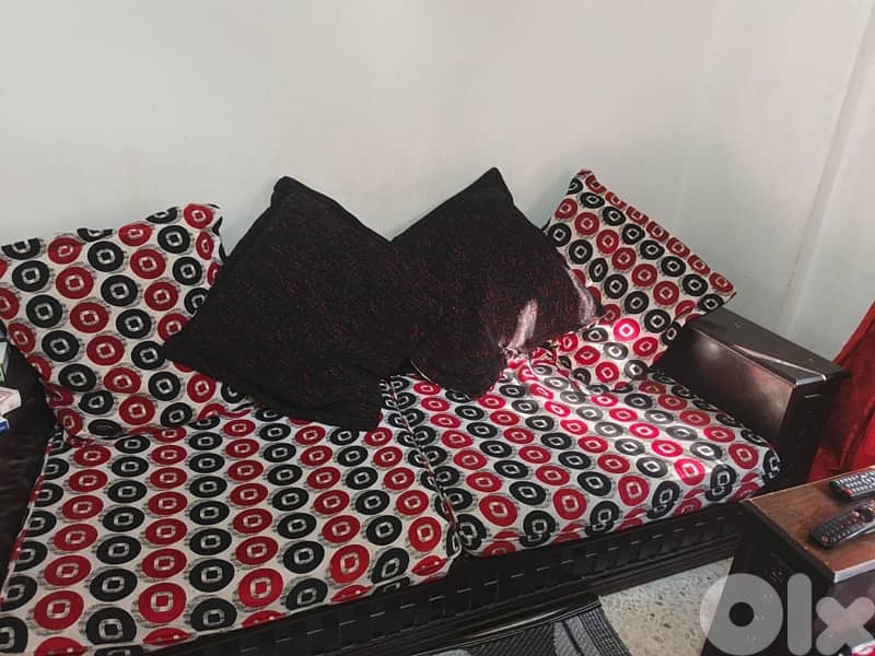 غرفة جلوس كاملة - خشب زان 1