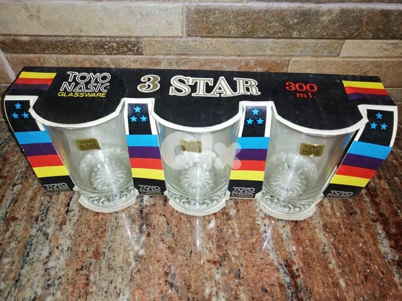 crystal glasses آخر كمية تصفية ٣٠٠ دزينة كبايات زجاج سميك 7