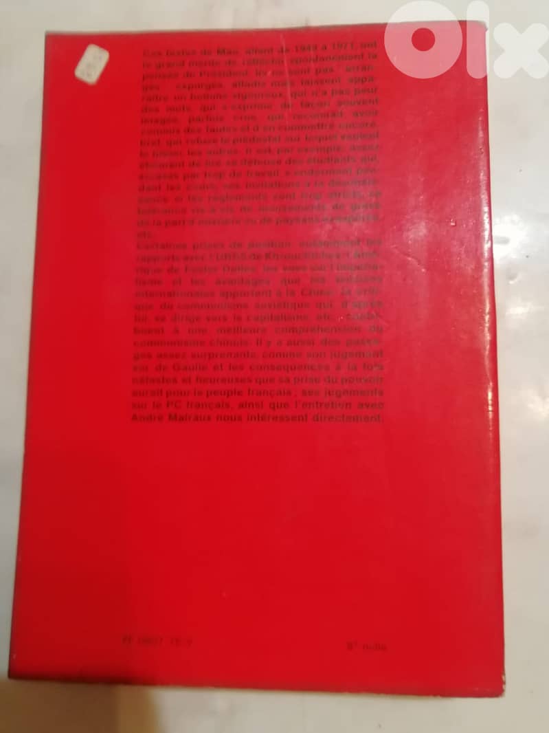 MAO TSE TOUNG  Le Grand Livre Rouge, écrits, discours, entretiens 3