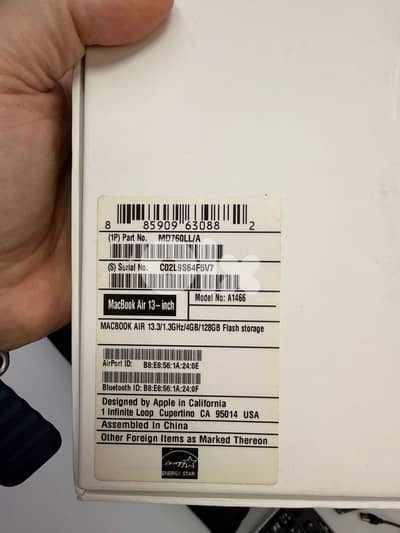 apple mac book air 13