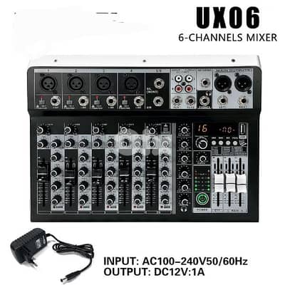 mixer 6ch with 99 effect