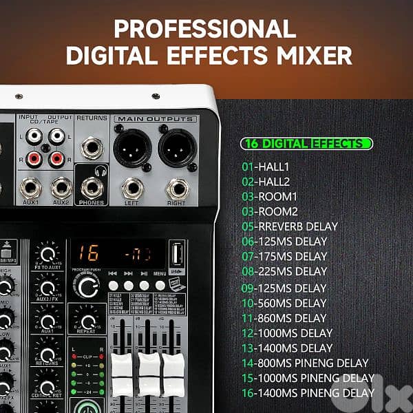 mixer 6ch with 99 effect 1