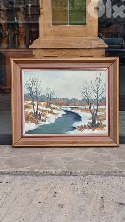 لوحة رسم زيتي اوروبية