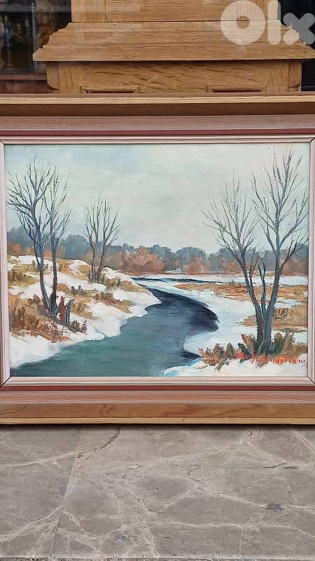 لوحة رسم زيتي اوروبية 3