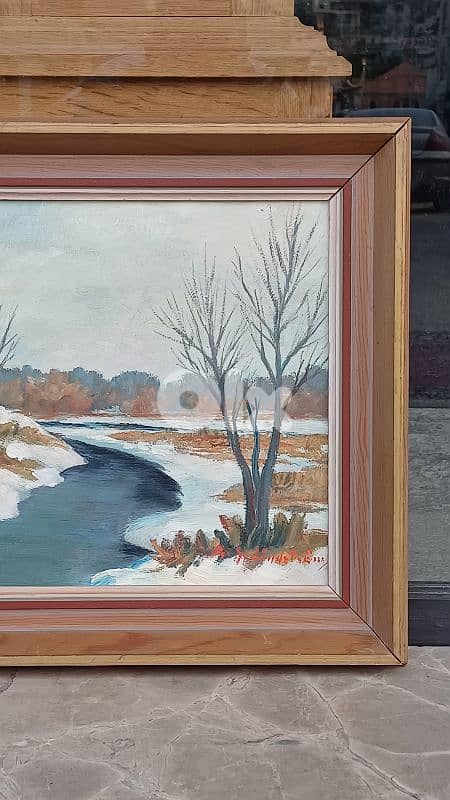 لوحة رسم زيتي اوروبية 4