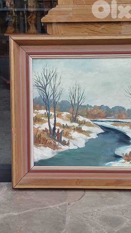 لوحة رسم زيتي اوروبية 5