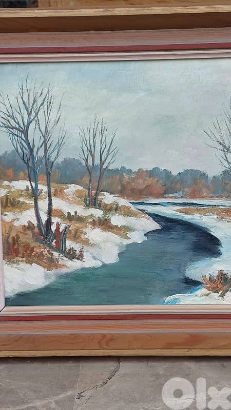 لوحة رسم زيتي اوروبية 7