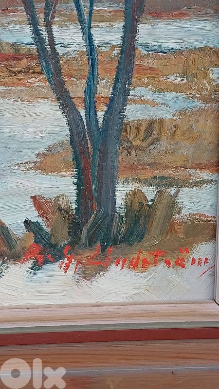 لوحة رسم زيتي اوروبية 8