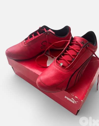 Puma Drift Cat 4 Ferrari Red Shoes size 42 with box