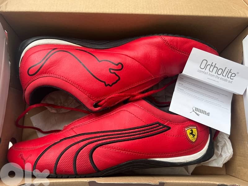 Puma Drift Cat 4 Ferrari Red Shoes size 42 with box 6